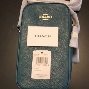 New Coach North/ South Zip Crossbody.